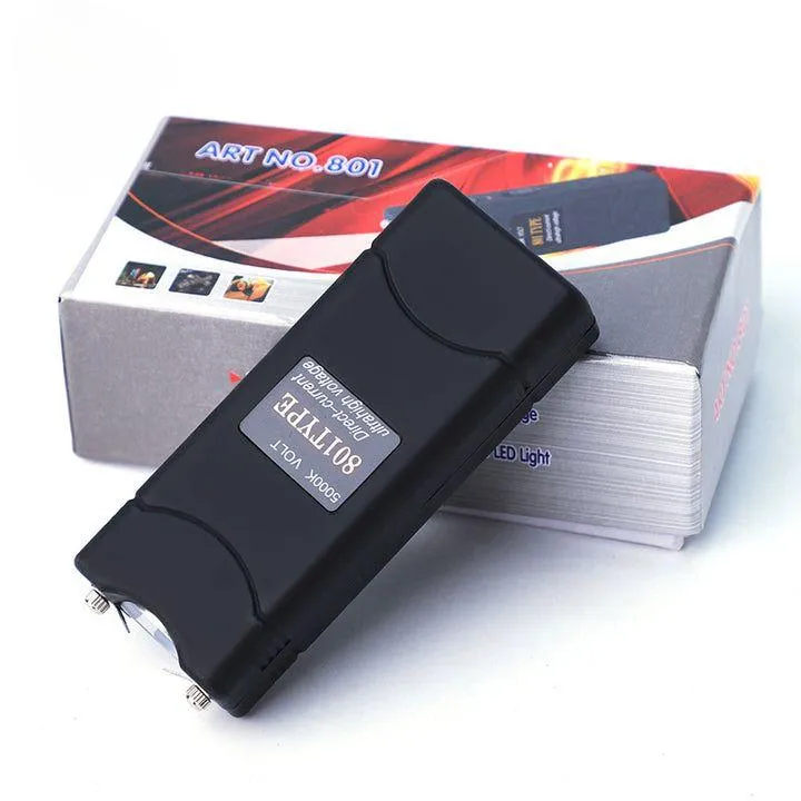 5000K Volt Black Stun Gun with Charging Case