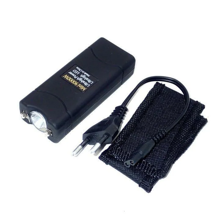 5000K Volt Black Stun Gun with Charging Case