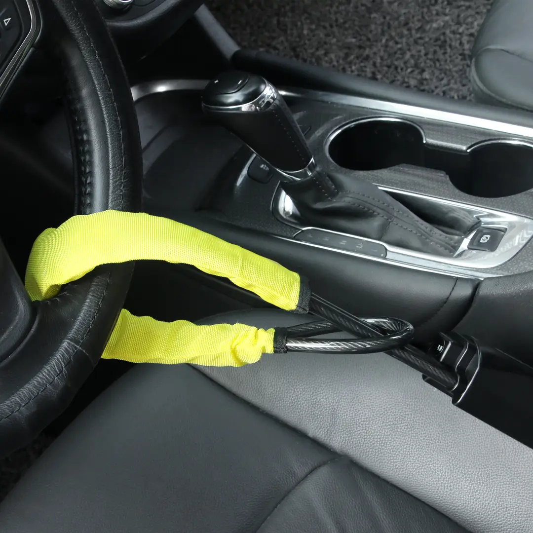 Car Security Lock With 2 Keys Anti-Theft Tool