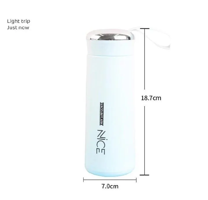 Perfect For Gym - 1 Pc Multicolor Stainless Steel Water Bottle