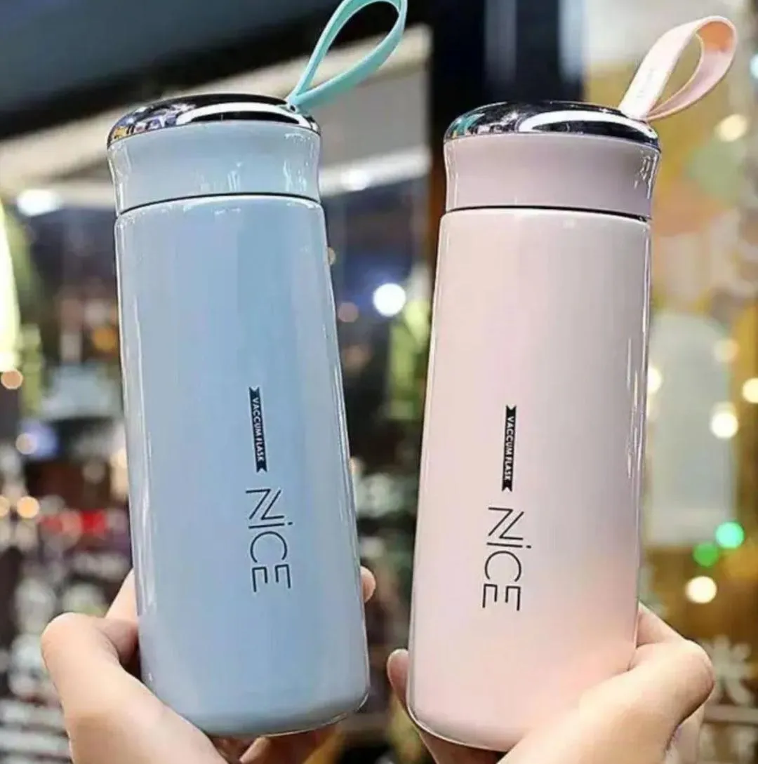 Perfect For Gym - 1 Pc Multicolor Stainless Steel Water Bottle