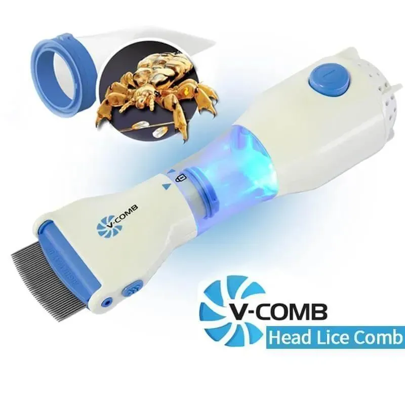 Anti-Lice Electric Comb with Vacuum & Filter
