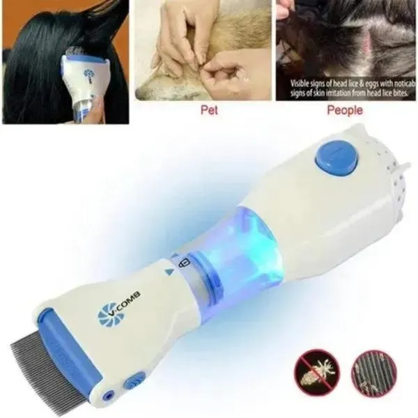 Anti-Lice Electric Comb with Vacuum & Filter