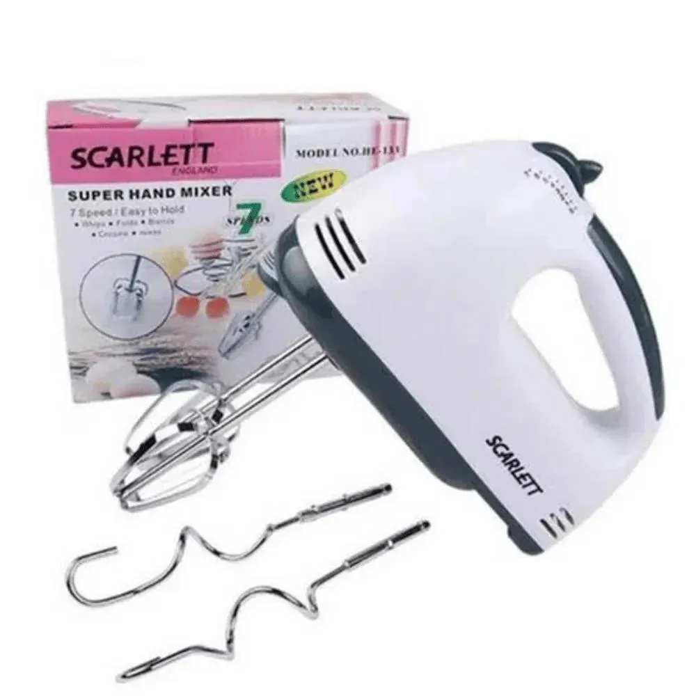Easy Grip Stainless Steel Egg Beater - 1 Pc for Effortless Mixing