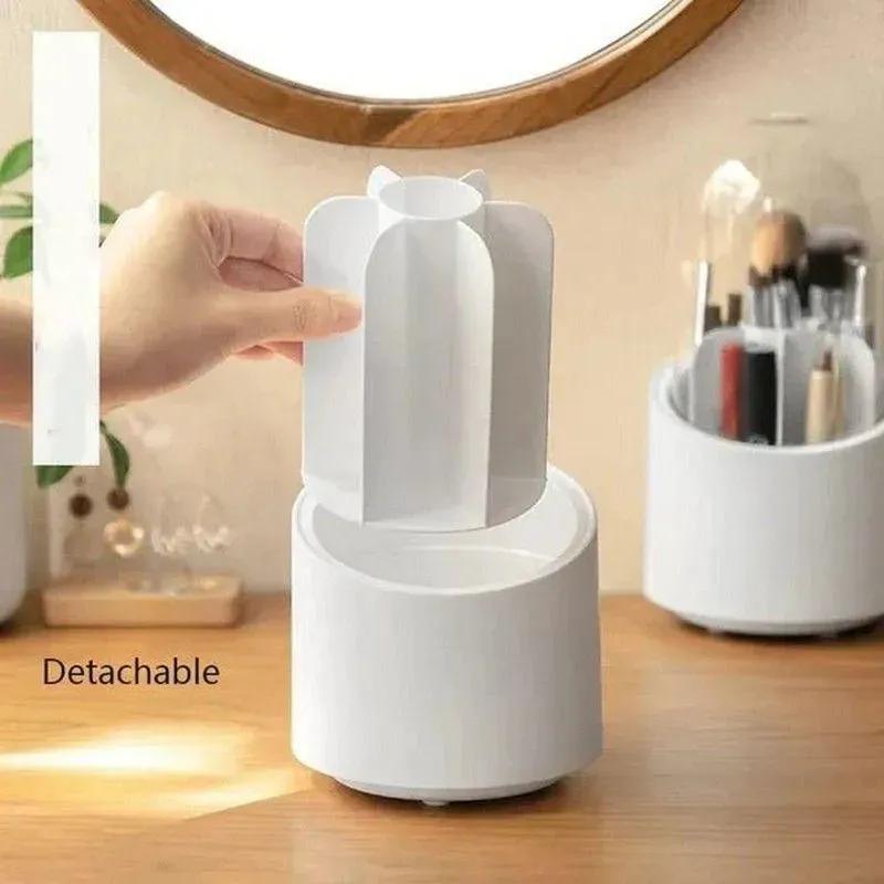 White Plastic Jewelry Stand for Necklaces Earrings Bangles