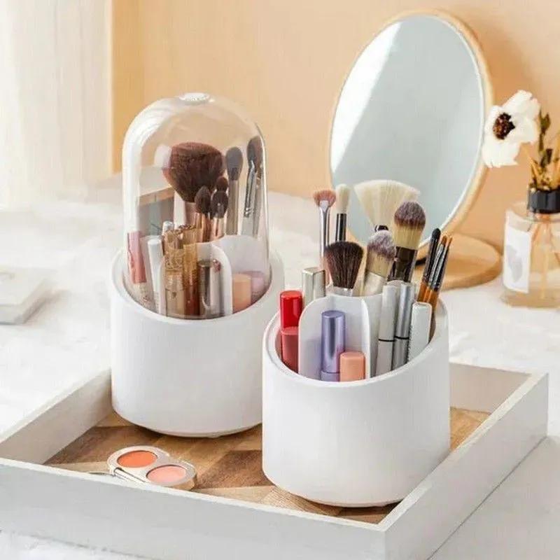 White Plastic Jewelry Stand for Necklaces Earrings Bangles
