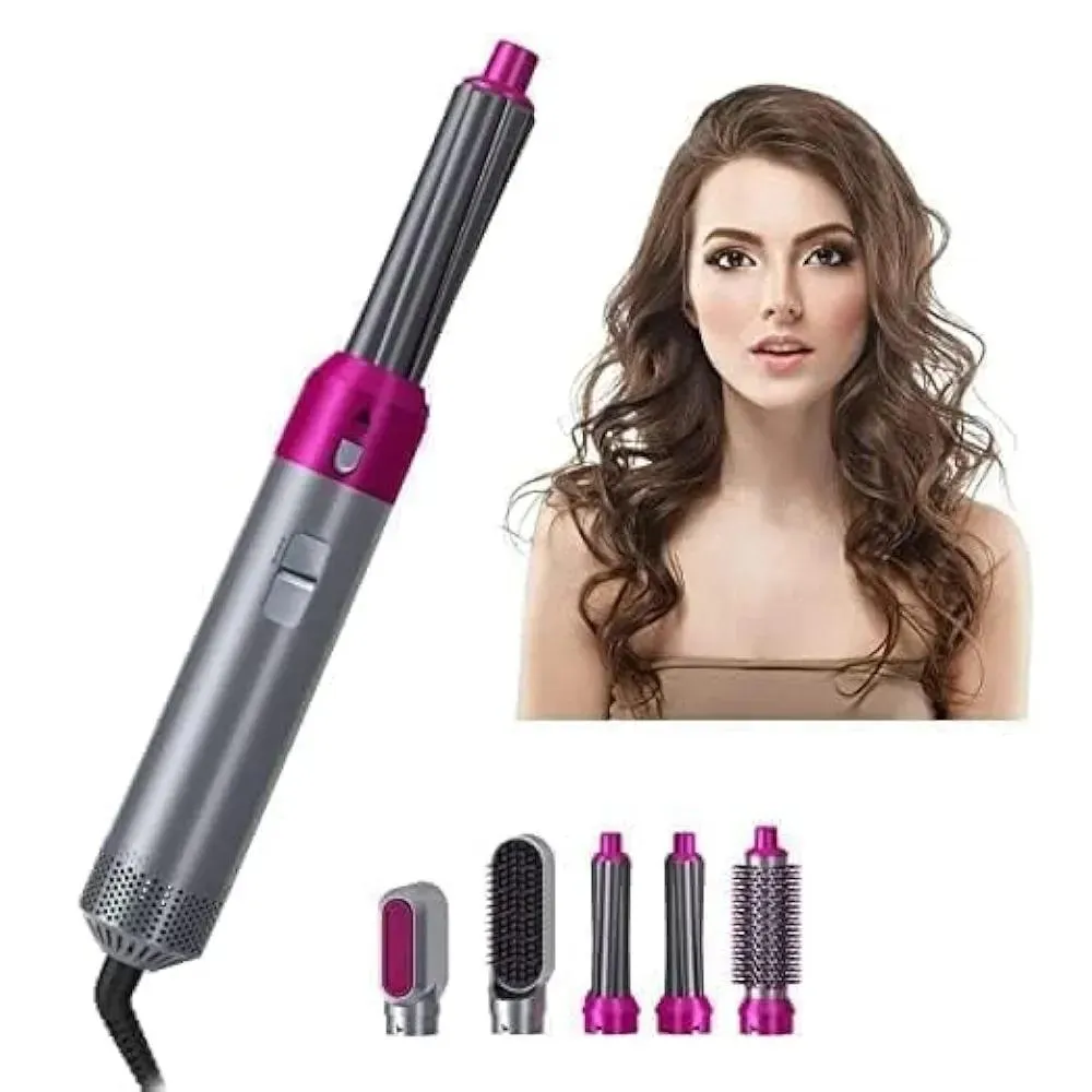 5in 1 Hair Straightener pink
