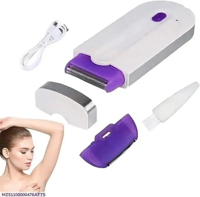 Rechargeable Hair Shaver for Women Multicolor ABS