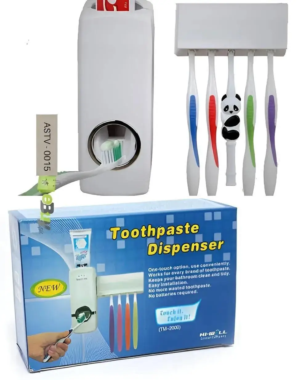 Bathroom Organization Toothpaste Dispenser