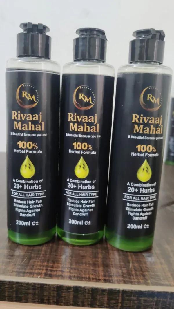 Rivaaj Mahal Herbal Hair Oil 200ml 100% Herbal Formula