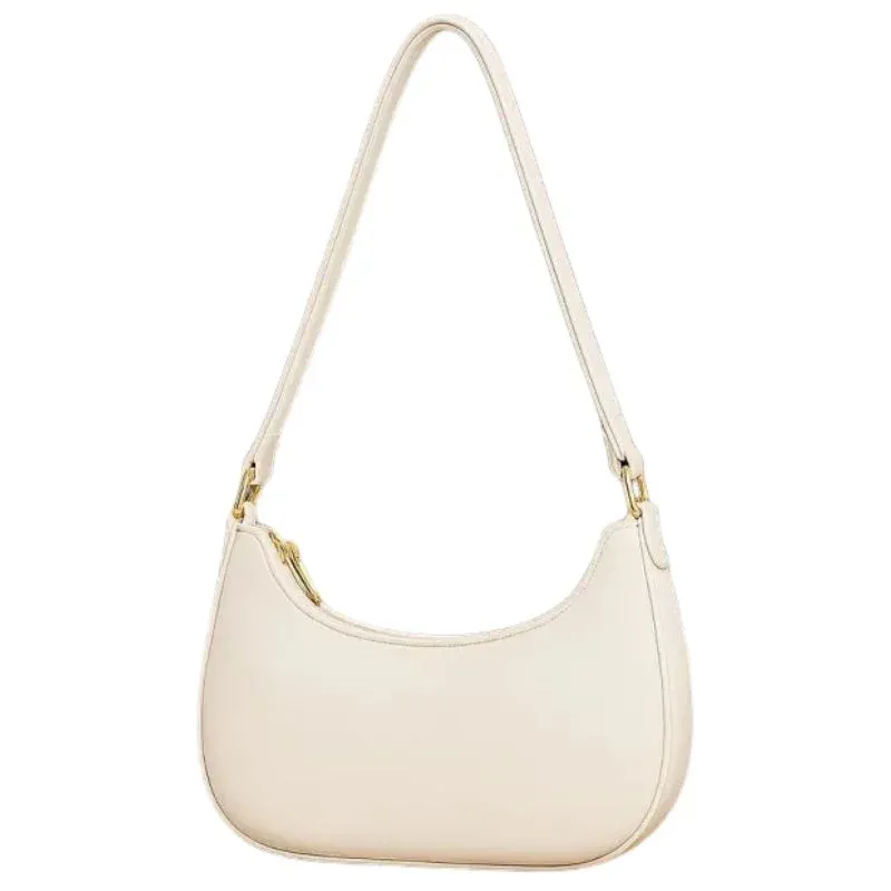 Women's PU Leather Plain Shoulder Bag