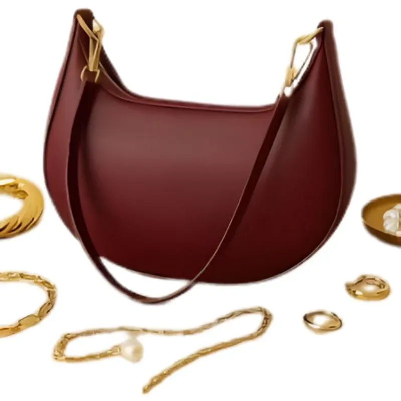 Women's PU Leather Plain Shoulder Bag