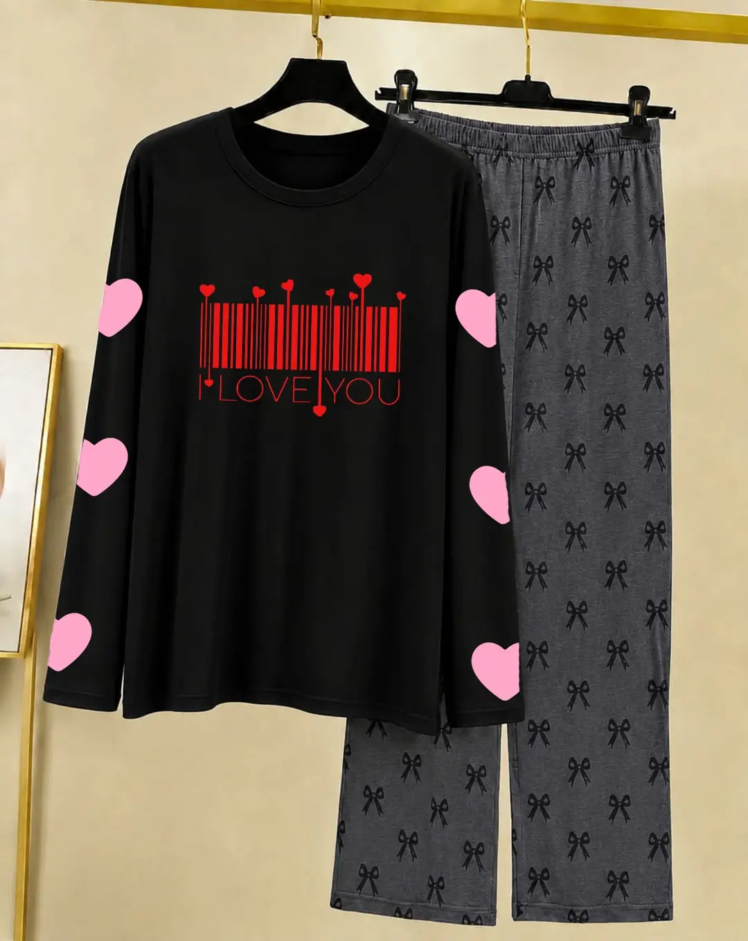 2 Pcs Women's Stitched Cotton Jersey Printed Night Suit