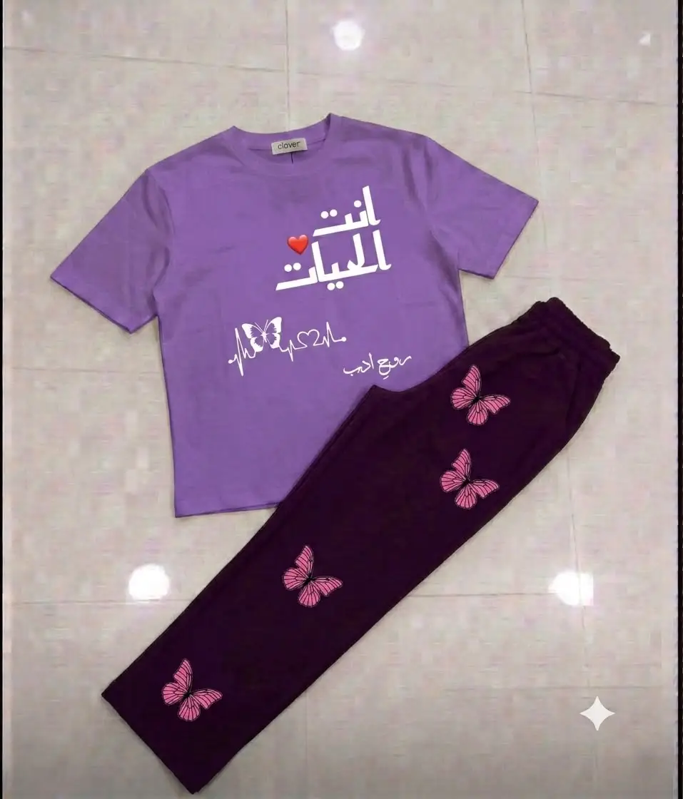 2 Pcs Women's Stitched Cotton Jersey Printed Night Suit
