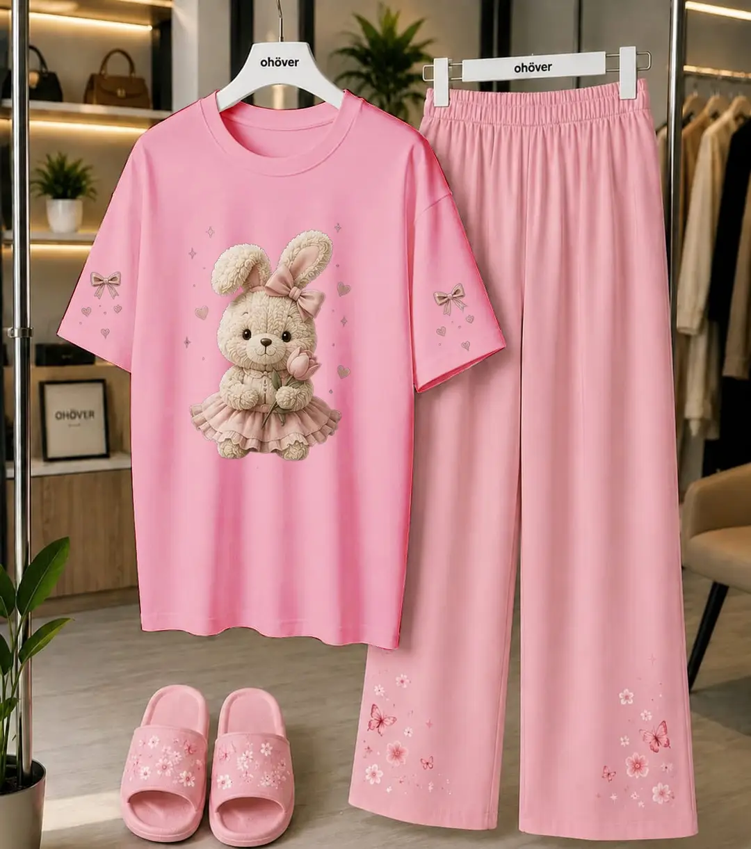 2 Pcs Women's Stitched Cotton Jersey Printed Night Suit