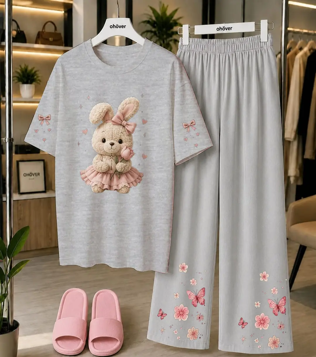 2 Pcs Women's Stitched Cotton Jersey Printed Night Suit
