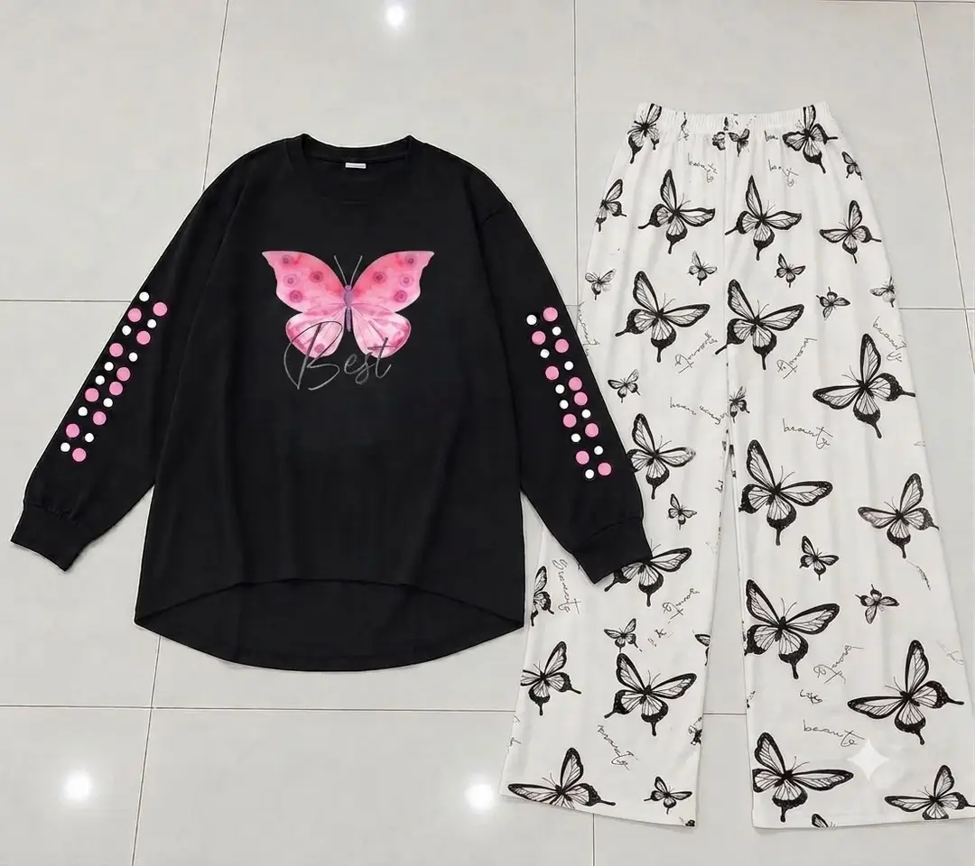 2 Pcs Women's Stitched Cotton Jersey Printed Night Suit