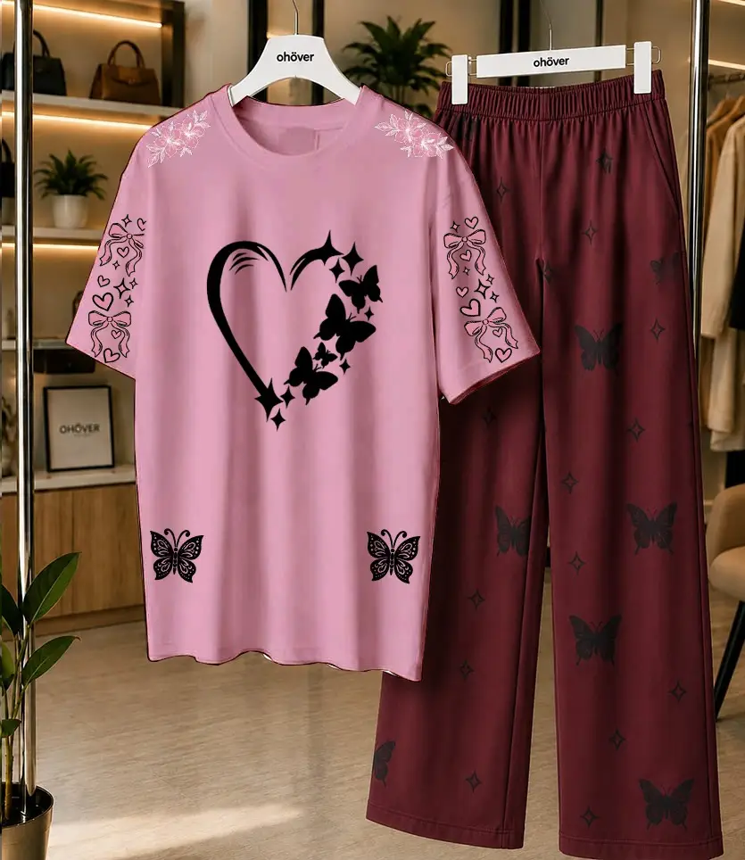 2 Pcs Women's Stitched Cotton Jersey Printed Night Suit
