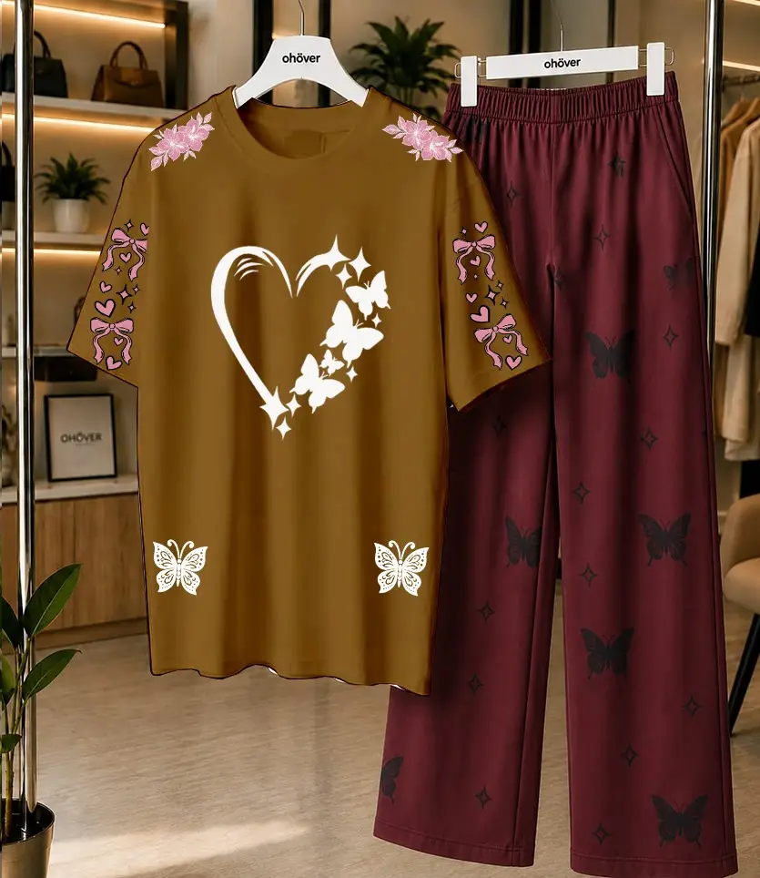 2 Pcs Women's Stitched Cotton Jersey Printed Night Suit