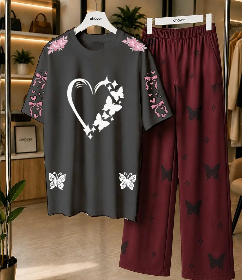2 Pcs Women's Stitched Cotton Jersey Printed Night Suit