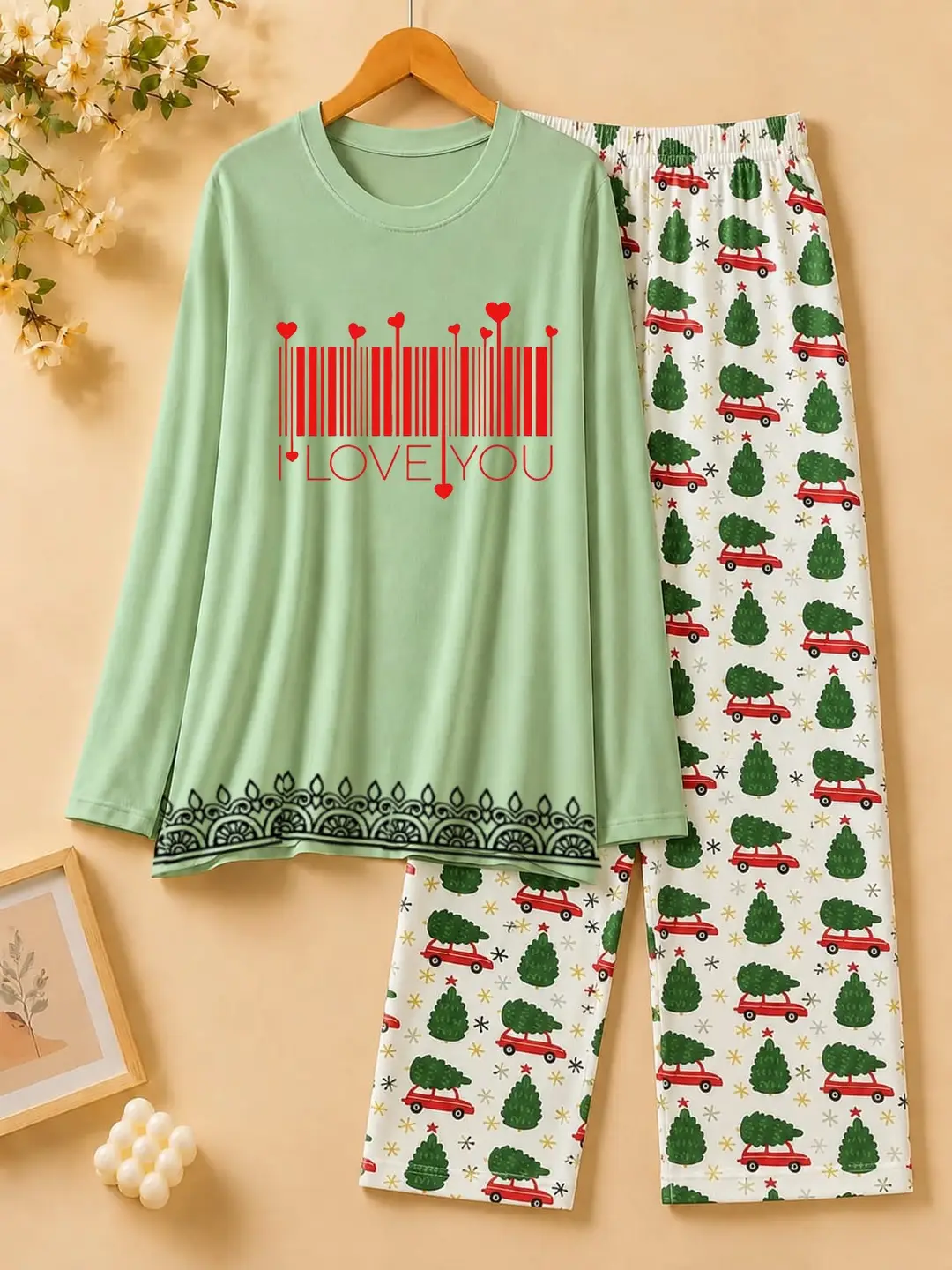 2 Pcs Women's Stitched Cotton Jersey Printed Night Suit