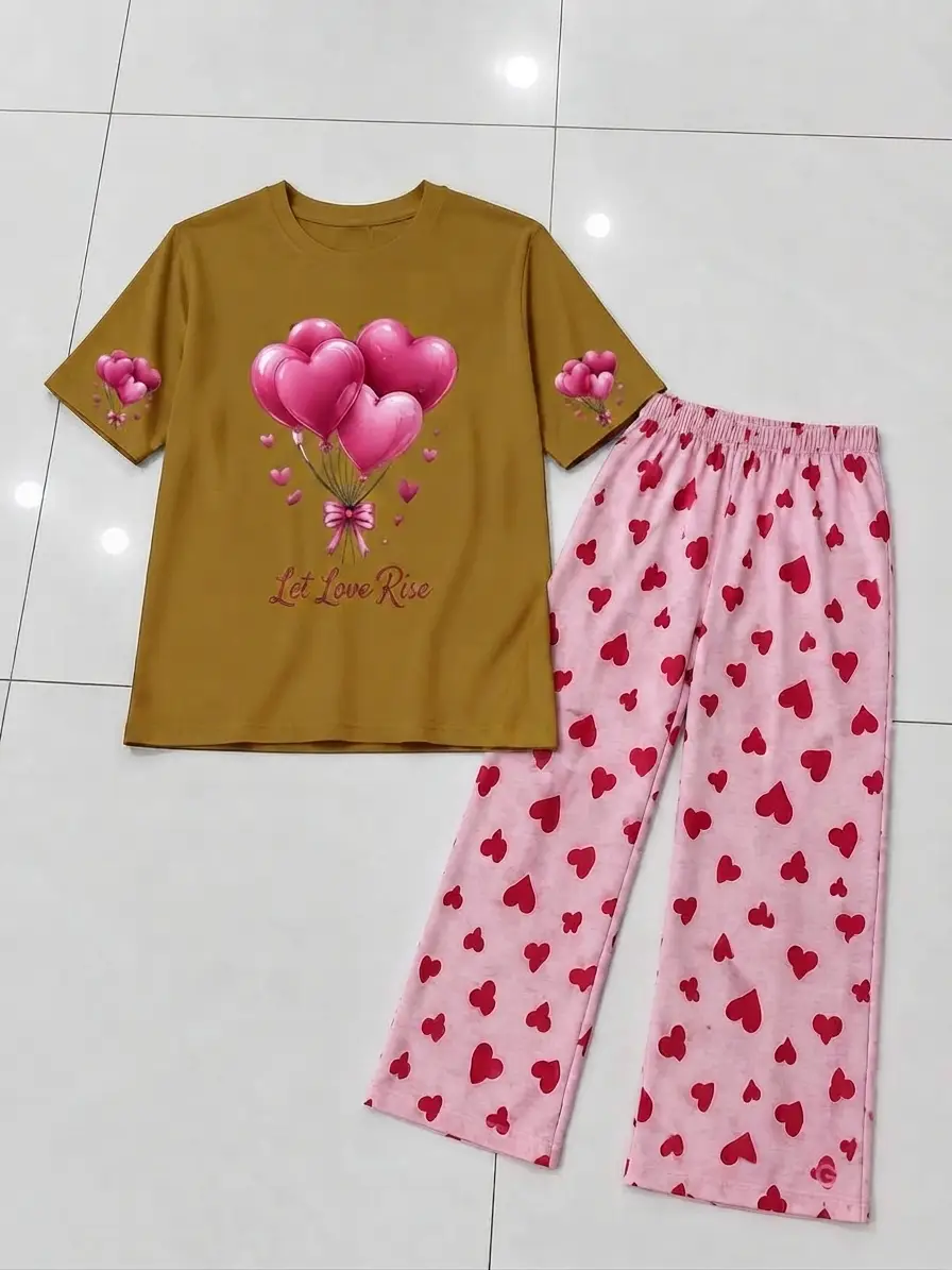 3 Pcs Women's Stitched Cotton Jersey Printed Night Suit