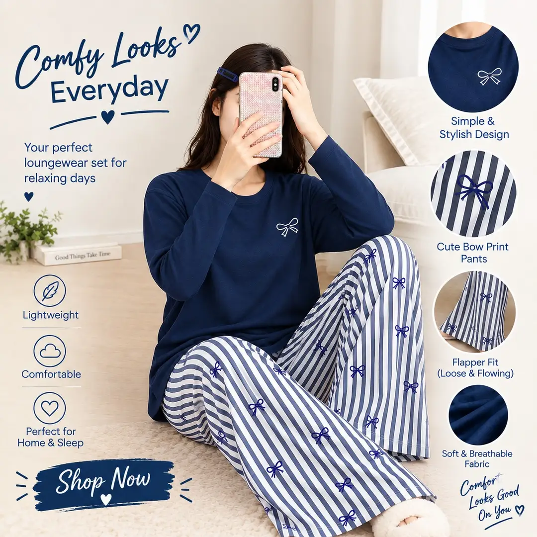 2 Pcs Women's Stitched Jersey Printed Night Suit