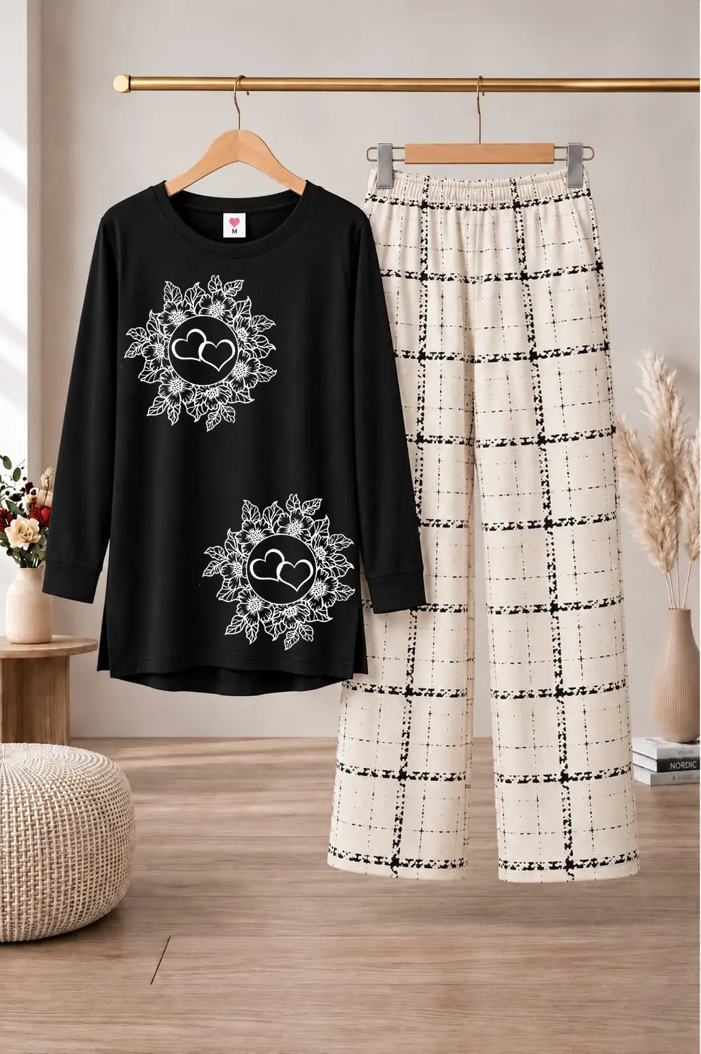 2 Pcs Women's Stitched Cotton Jersey Printed Night Suit