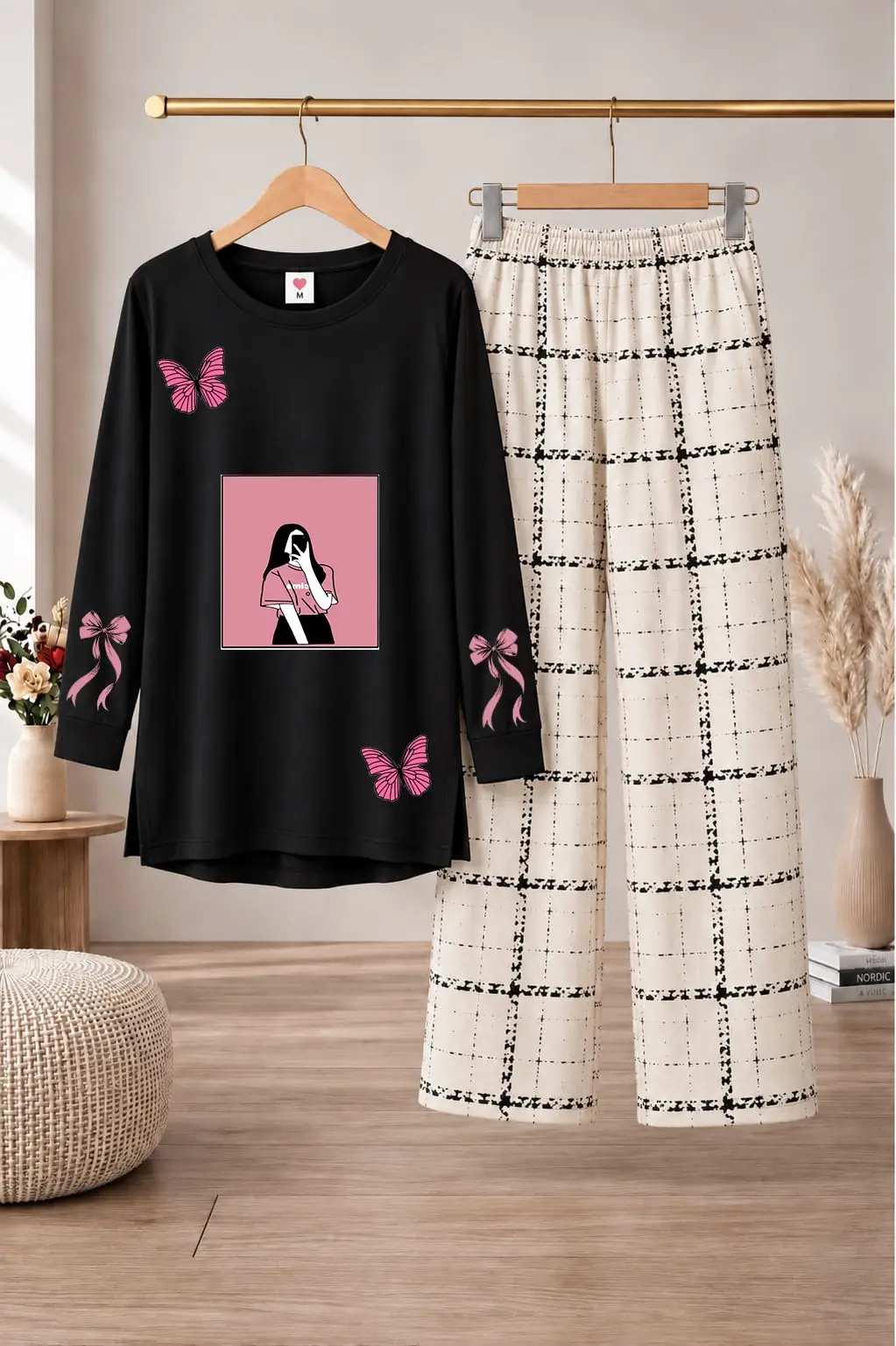 2 Pcs Women's Stitched Cotton Jersey Printed Night Suit