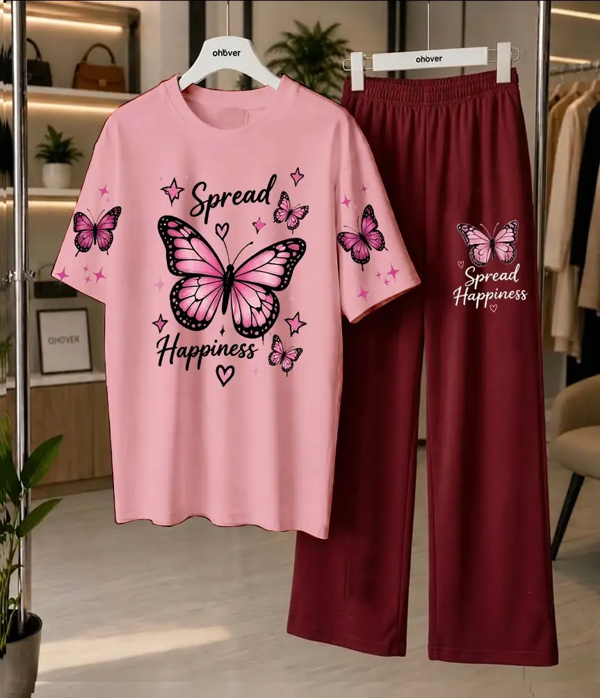2 Pcs Women's Stitched Jersey Printed Night Suit