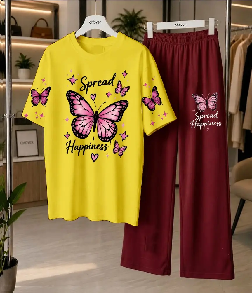 2 Pcs Women's Stitched Jersey Printed Night Suit