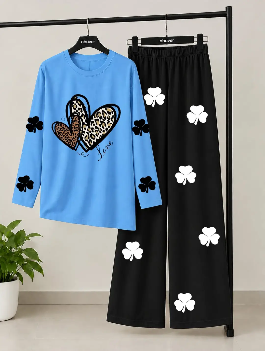 2 Pcs Women's Stitched Jersey Printed Night Suit