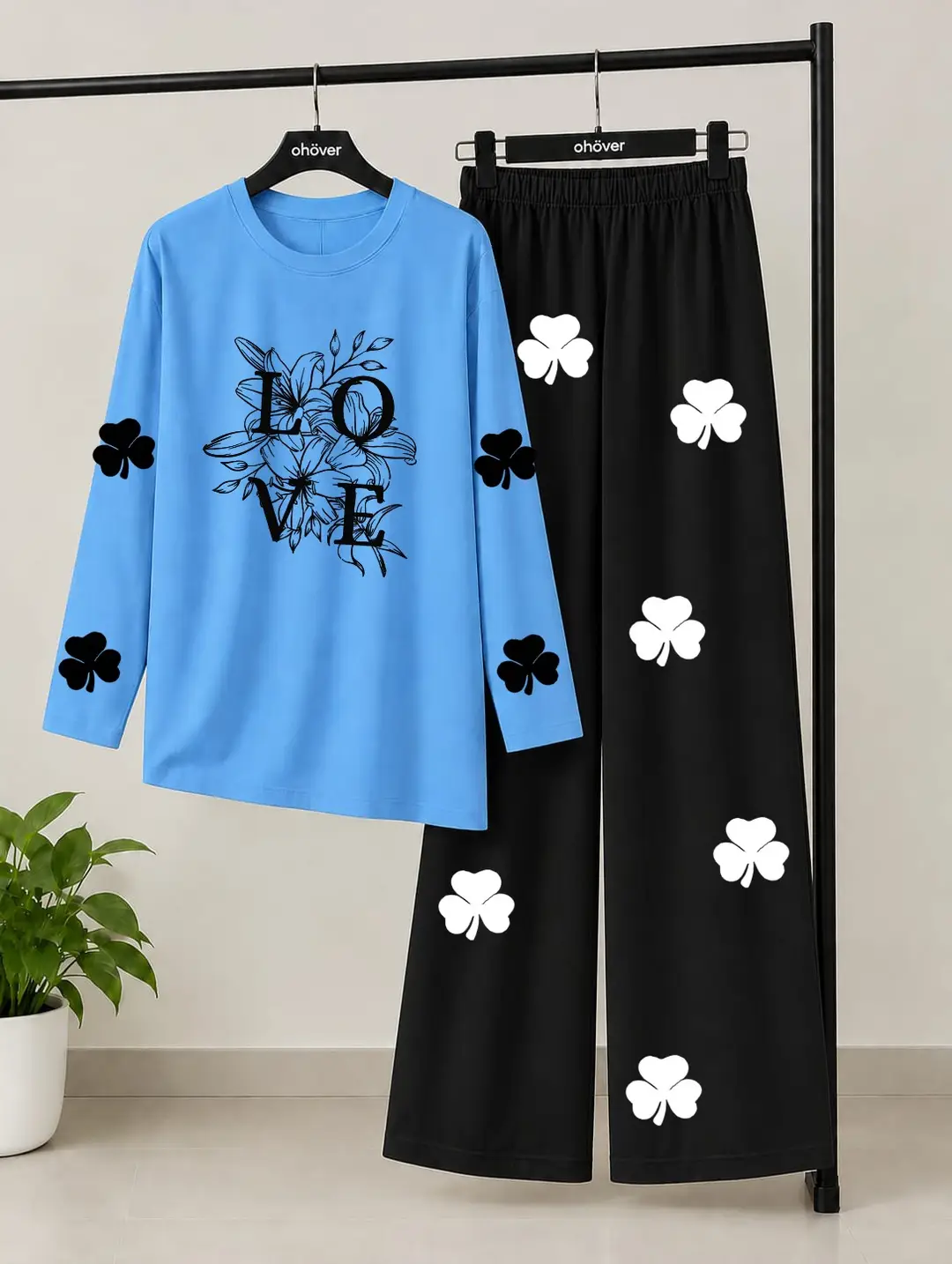 2 Pcs Women's Stitched Jersey Printed Night Suit