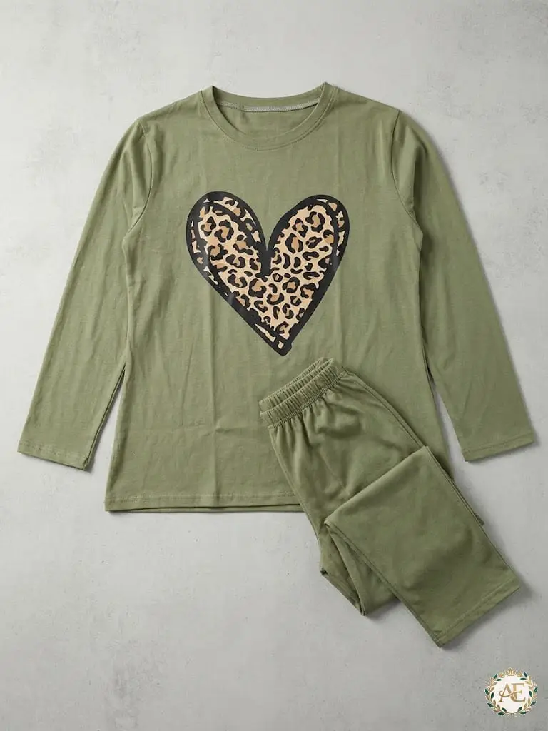 2 Pcs Women's Stitched Jersey Printed Night Suit