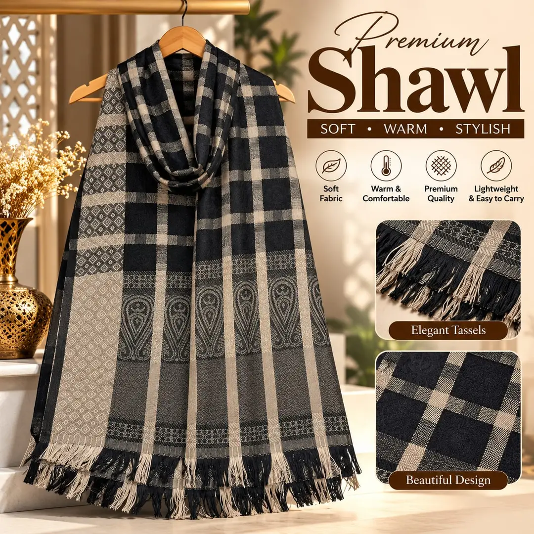 Women's Wool Texture Shawl