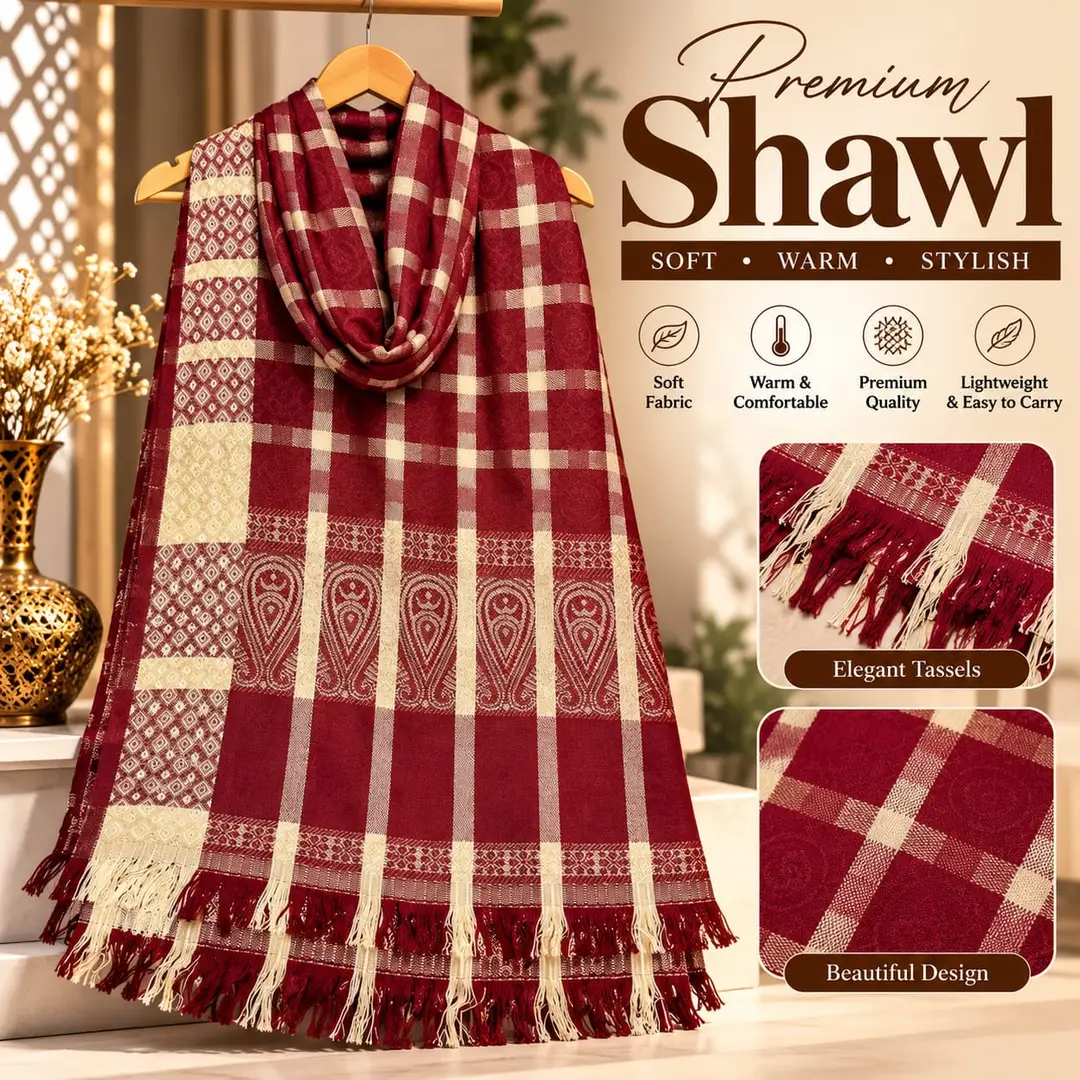 Women's Wool Texture Shawl