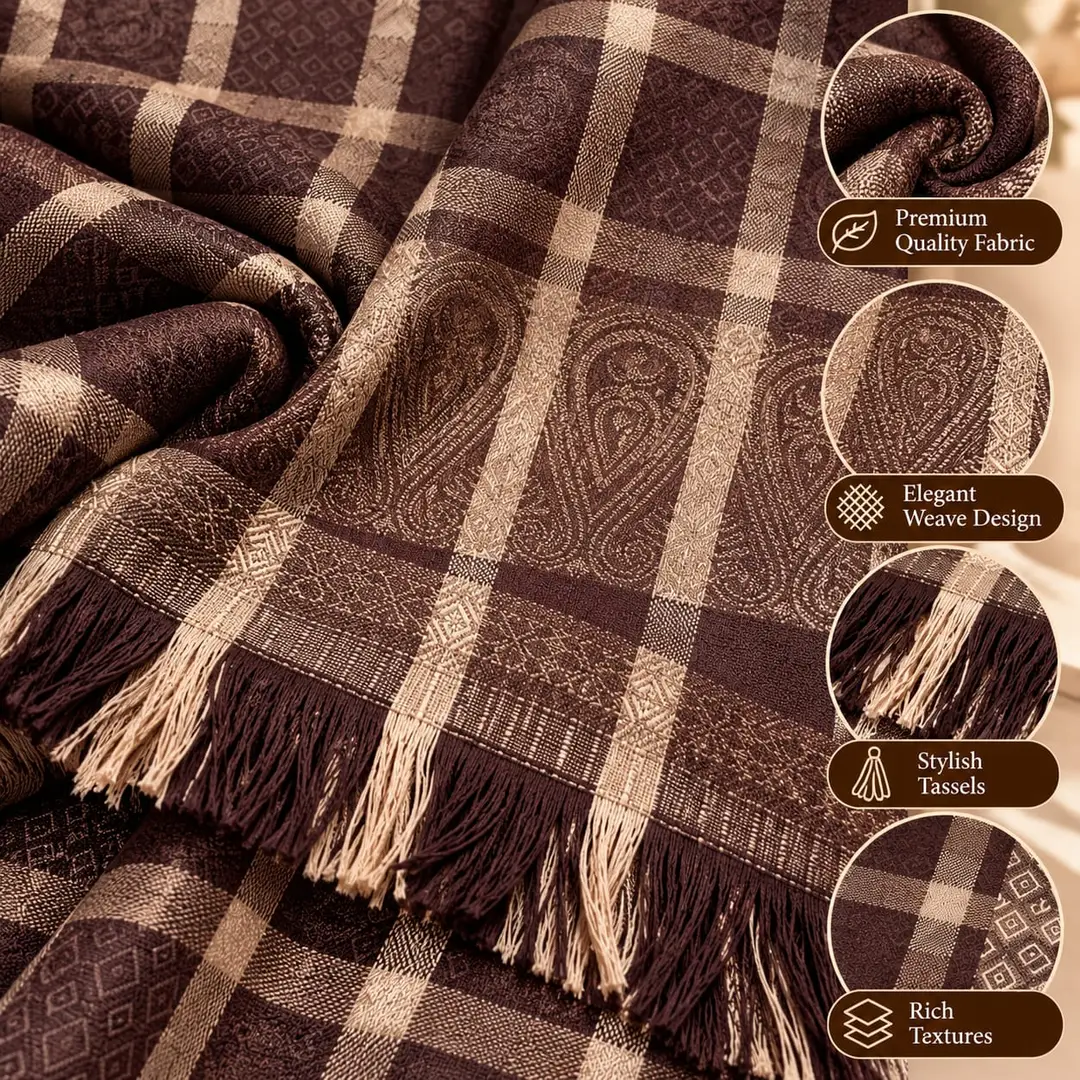 Women's Wool Texture Shawl