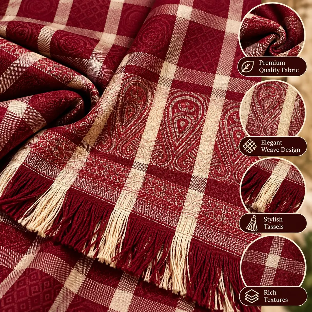 Women's Wool Texture Shawl