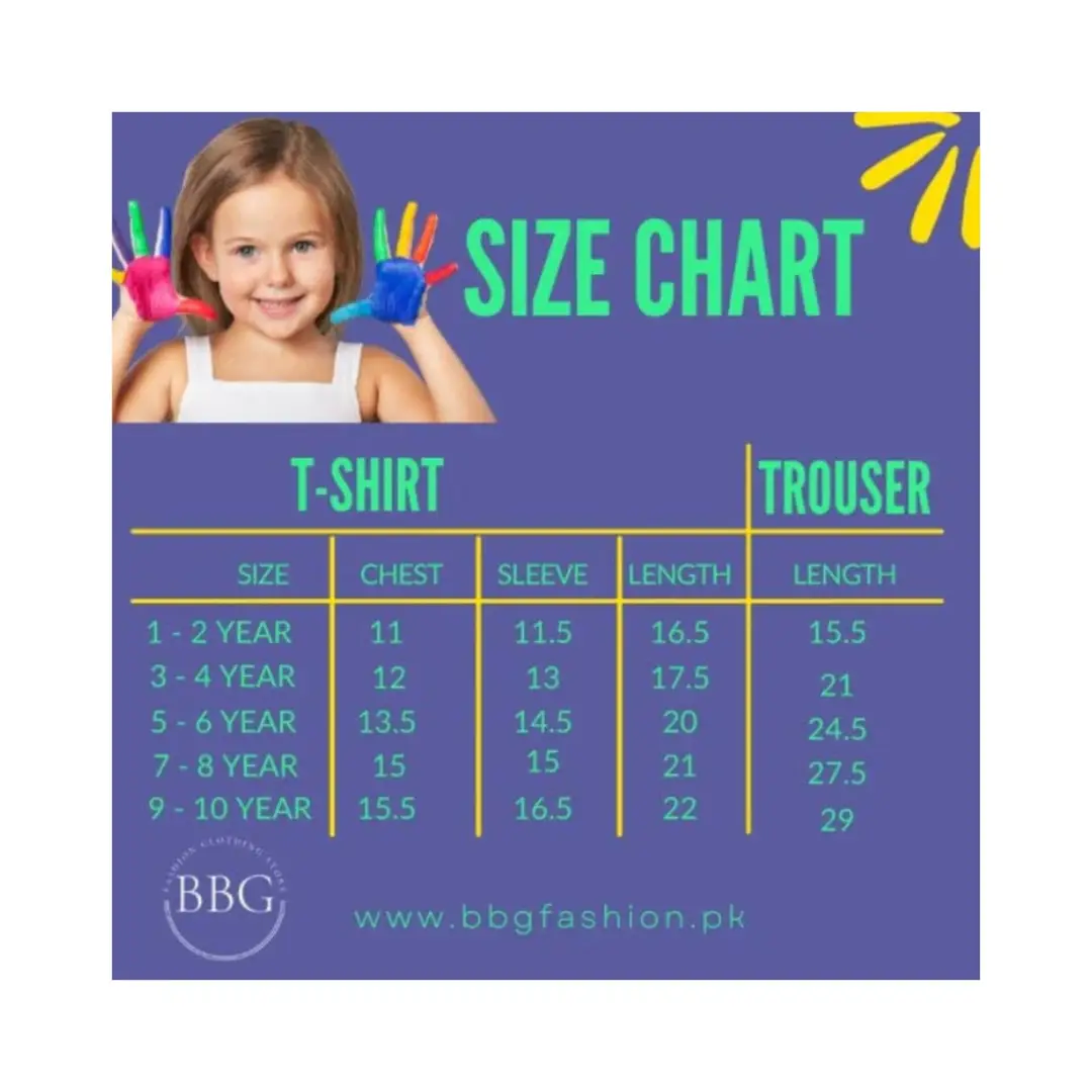 2 Pcs Girl's Stitched Jersey Printed Pajama And Shirt