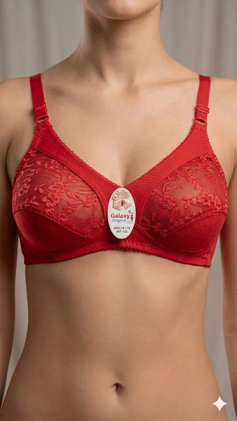 Cotton Embroidered Light Weight Bra Top
