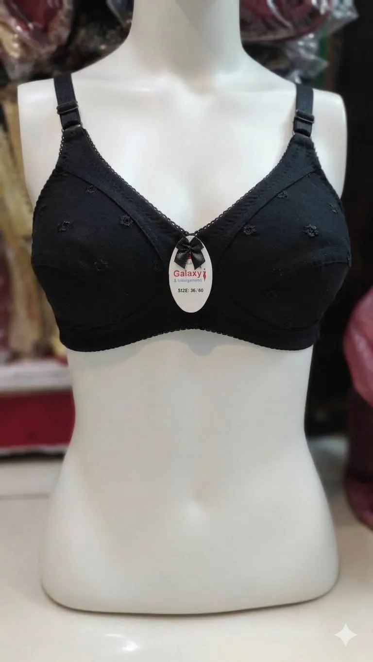 Cotton Embroidered Comfortable And Lightweight Bra Top