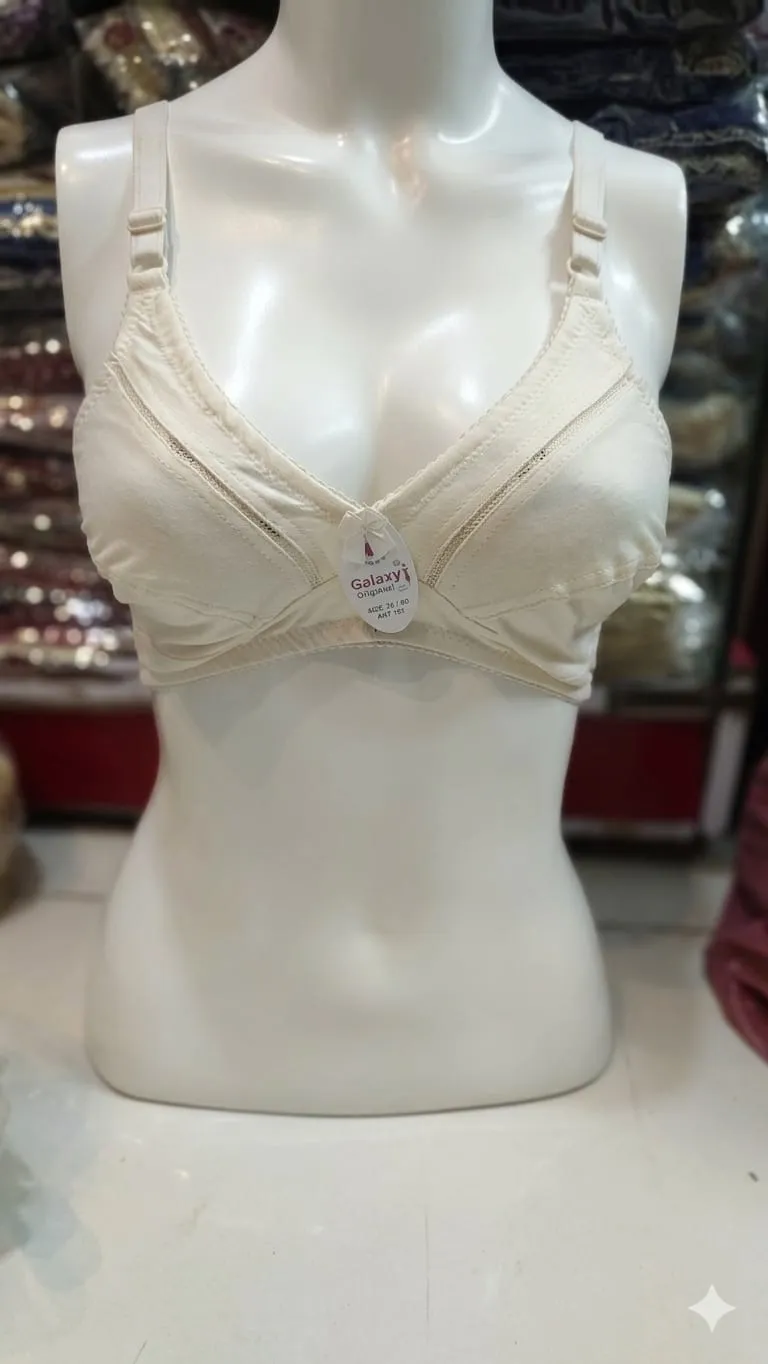 Cotton Lace Work Lightweight And Breathable Bra Top