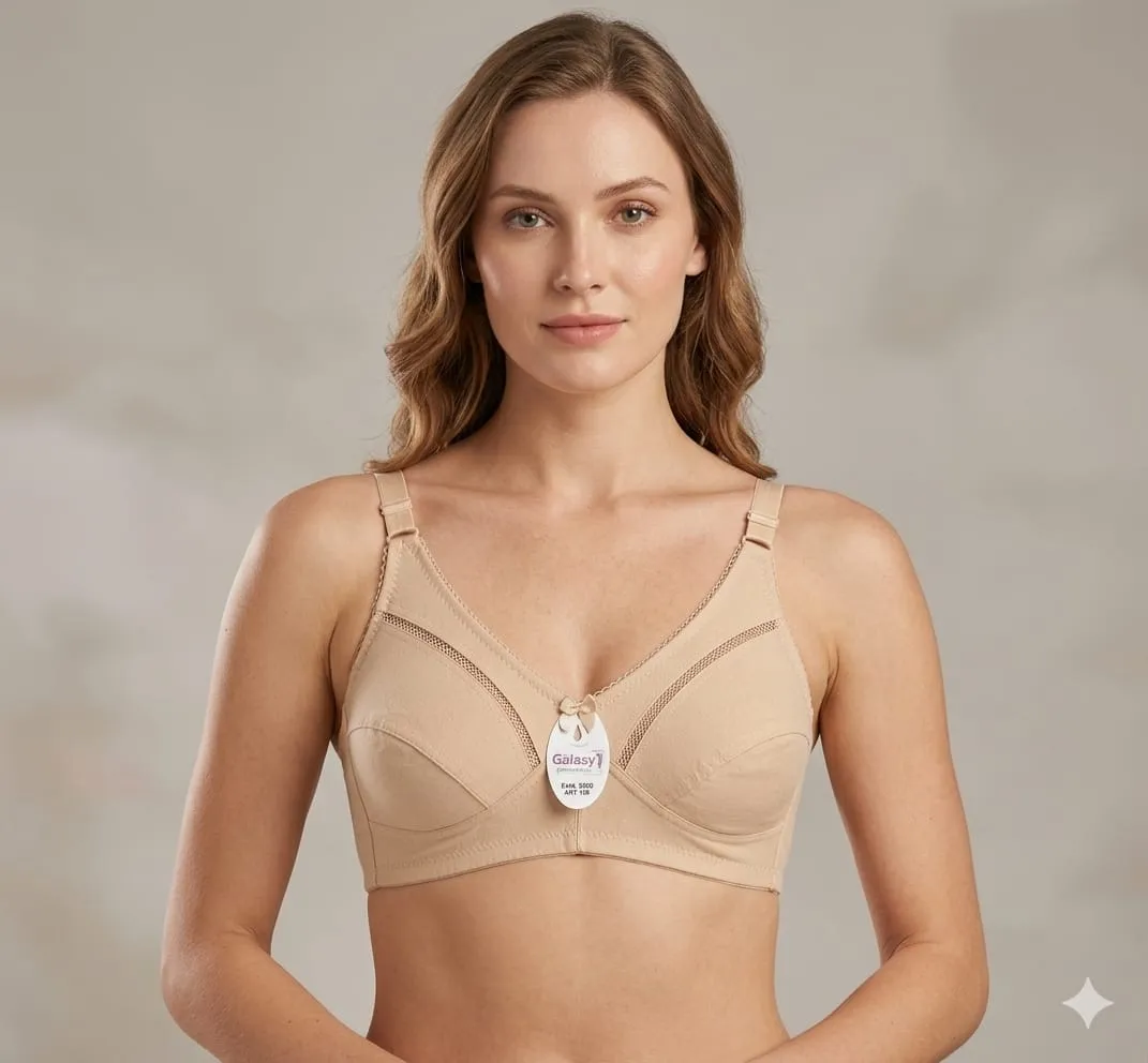 Cotton Lace Work Lightweight And Breathable Bra Top