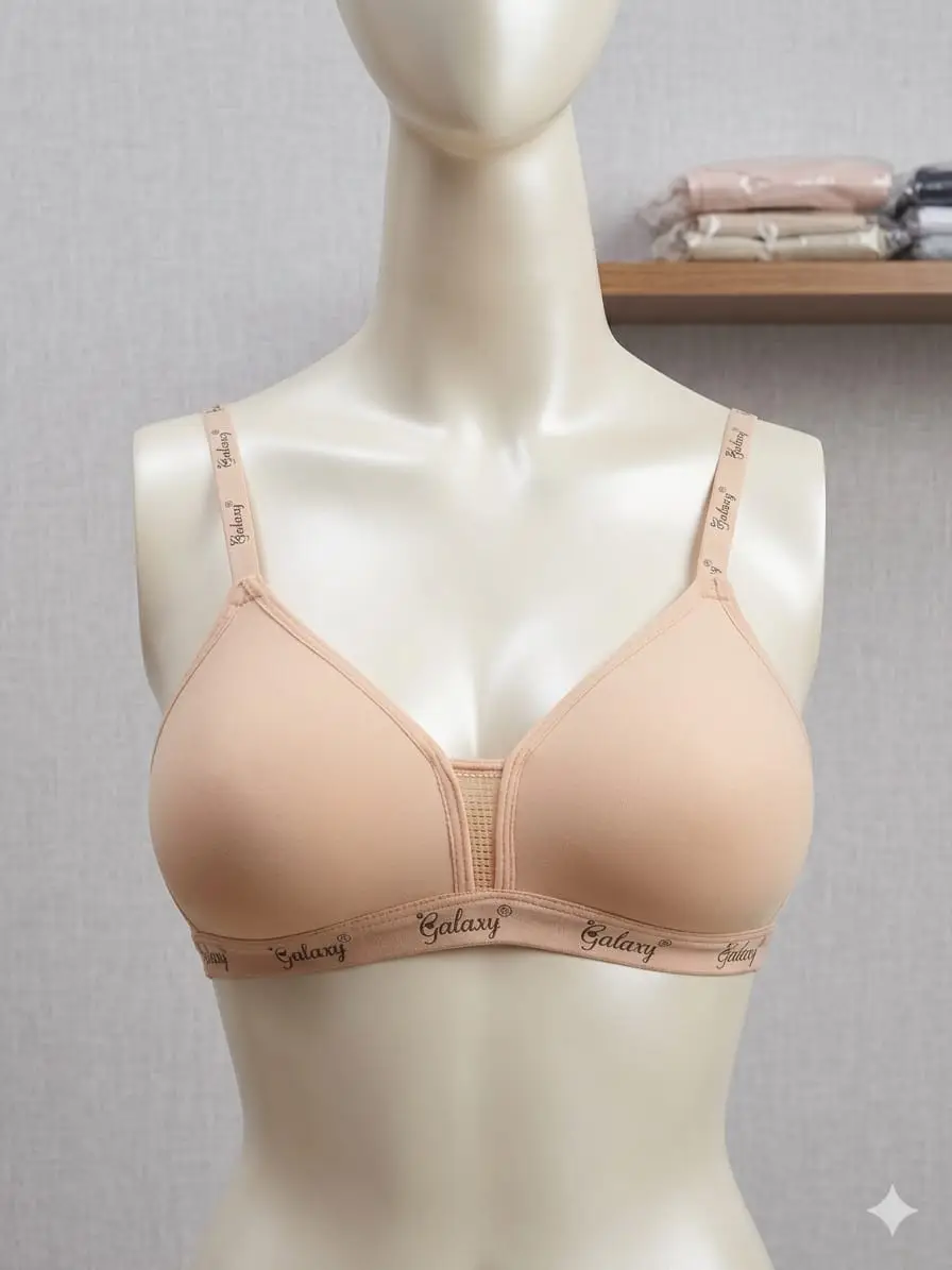 Jersey Plain Padded Bra Imported Item Branded Soft Foam Bra