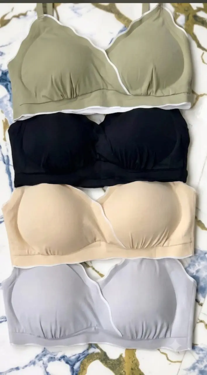 Jersey Plain Pushup Push Up Bra
