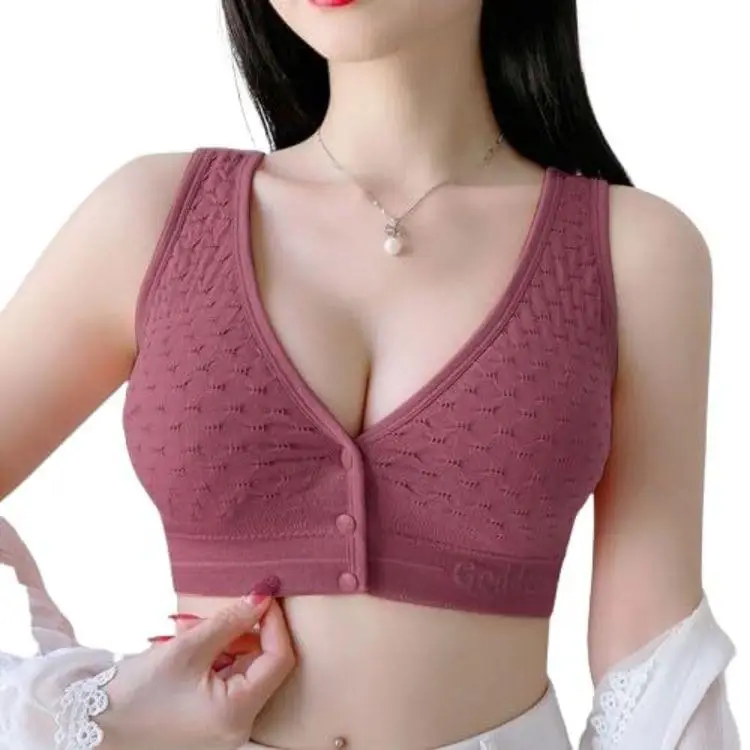 Jersey Chikan Embroidered Padded Bra Top