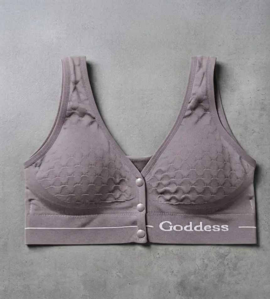 Jersey Chikan Embroidered Padded Bra Top