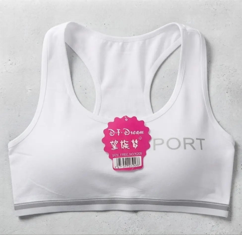 Jersey Plain Comfortable And Lightweight Sports Bra
