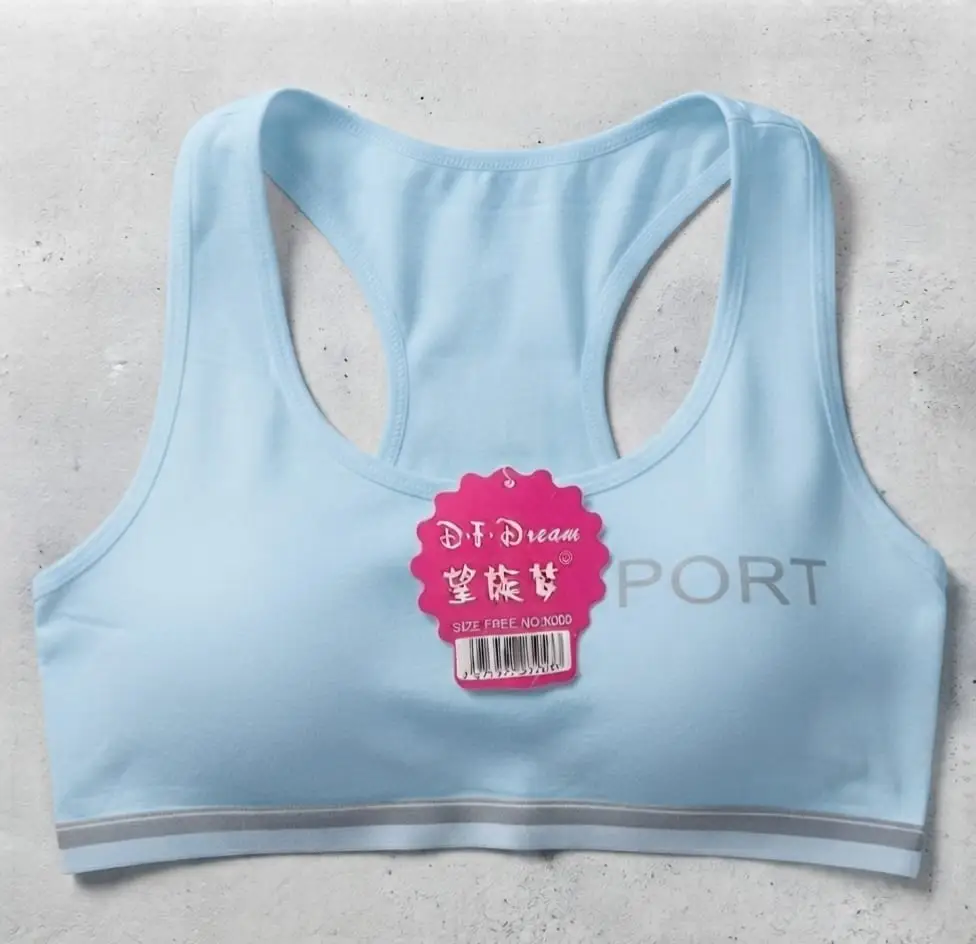 Jersey Plain Comfortable And Lightweight Sports Bra