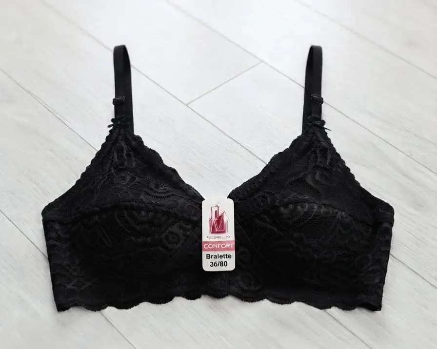 Jersey Chikan Embroidered Lightweight And Breathable Bra Top